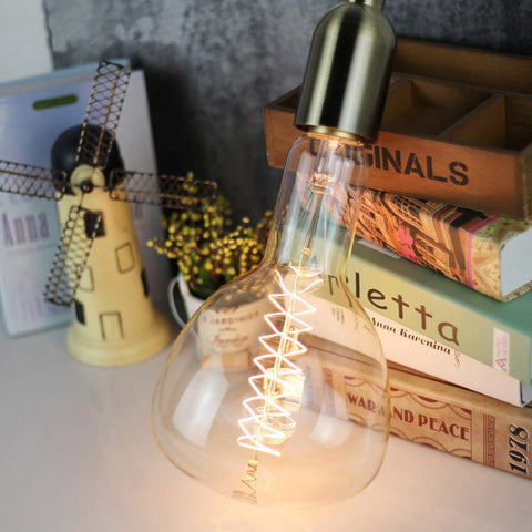 Ampoules Géantes LED et Incandescentes à Filaments au style Vintage, Rétro