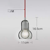 Suspension En Verre Clair Abat-Jour Moderne - DOMMA
