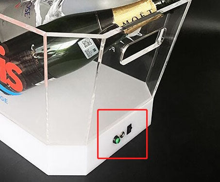 Seau à bière avec poignée latérale Seau à glace à champagne ovale de grande capacité pour Seau à bière avec poignée latérale Seau à glace à champagne ovale de grande capacité pour