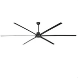 Ventilateur de Plafond Industriel HVLS Ø304 cm Noir en Acier Réversible - XENIO