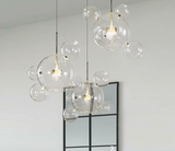 Suspension avec Globes en Verre Dépolis, Suspension Originale - ANNOUK