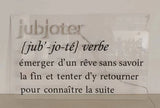 Néon Décoratif de Citation - Jubjoter 80x51 cm