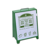 Chevalet Stop Trottoir Sans Fil Personnalisable Double Face, Rechargeable - MEL01