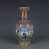 Vase octogonal aux couleurs pastel - La pièce maîtresse de votre intérieur