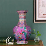 Vase en Céramique Artisanal - Décoration de Style Chinois Traditionnel