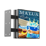 Enseigne Drapeau Vidéo WIFI, Écran Double Face, Compacte