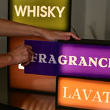 Lightbox Portable, Caisson Lumineux Personnalisé 40x15 cm