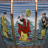 Vase octogonal aux couleurs pastel - La pièce maîtresse de votre intérieur