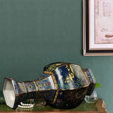 Vase en Céramique Artisanal - Décoration de Style Chinois Traditionnel
