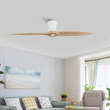 Ventilateur de Plafond en Bois Silencieux avec ou sans Lumière 152 cm - QUIRKO