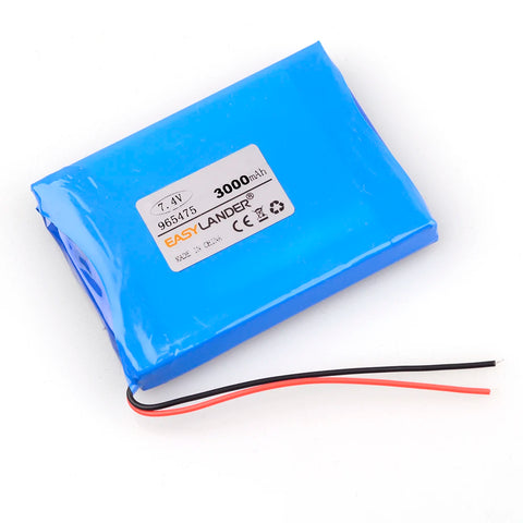 Batterie Li-polymère 7.4V 3000mAh - Compatibilité Étendue, Sécurité Maximale