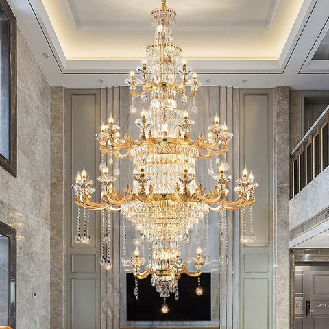 Lustre Rétro, Chandelier de Cristal style Européen - LUMINA