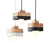 Suspensions LED en Bois Nordique Pour Table de Chevet, Table à Manger, Cuisine, Chambre à Coucher, Salon, Restaurant.