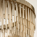 Plafonnier Contemporain Haut de Gamme avec Tubes métalliques - LINDSEY