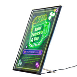 Panneau Publicitaire Lumineux A3 pour Carte, Menu, Fast Food, Salons