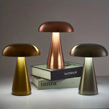Lampe de Table Rechargeable USB Champignon Or, Argent, Or Rose - AZUR