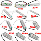 Pilote LED Étanche IP67 AC 110-220V à DC 12V/24V - 10W à 150W