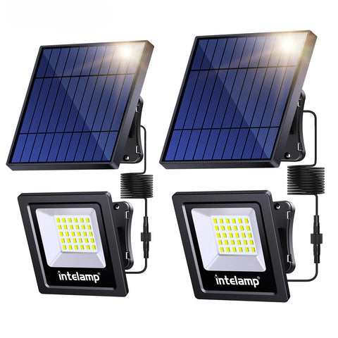 Lampes Solaires Extérieures Super Lumineuses 1200 lumens - Éclairage IP65 Étanche pour Jardin, Terrasse et Patio