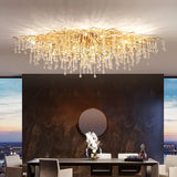 Lustre de Luxe Contemporain en Verre Décoratif - NATURA