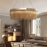 Plafonnier Contemporain Haut de Gamme avec Tubes métalliques - LINDSEY
