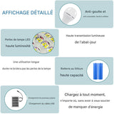 Ampoule Solaire Extérieure Étanche - Lampe Portable avec Télécommande - IP65