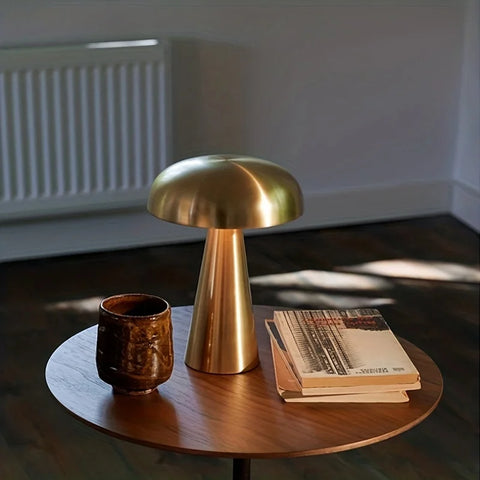 Lampe de Table Rechargeable USB Champignon Or, Argent, Or Rose - AZUR
