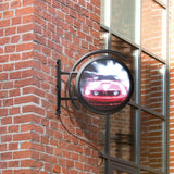 Enseigne Drapeau Vidéo Ronde LED WIFI Ø60cm