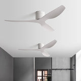 Ventilateur de Plafond avec Télécommande, Réversible, Silencieux en Plastique ABS Ø113 et Ø132 cm style Industriel - HUBOT