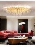Lustre de Luxe Contemporain en Verre Décoratif - NATURA