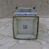 Vase Pagode Bleu et Blanc Dynastie Qing - Céramique Chinoise Traditionnelle
