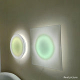 Applique Murale LED Design Moderne Ronde, Carrée avec Télécommande, Dimmable pour Salon, Chambre - GANDAAR