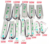 Pilote LED Étanche IP67 AC 110-220V à DC 12V/24V - 10W à 150W