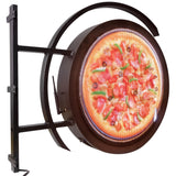 Enseigne Drapeau Vidéo Ronde LED WIFI Ø60cm