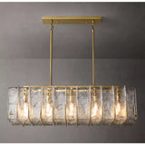 Plafonnier Luxe Vintage Revisité LED en Verre Givré - ELZA