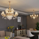 Lustre Vintage en Cristal de style Baroque - FANTAISIA