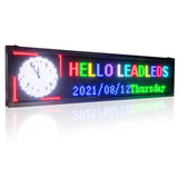 Panneau Publicitaire pour Message Vidéo, Étanche 168x40 cm P10 LED