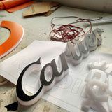 Personalized Custom Box Letters in Acrylic and/or Metal. Free quote