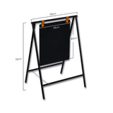 Chevalet Stop Trottoir Pliable Double-Face en Métal À Personnaliser - PSSP01
