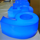Lettres Lumineuses Bloc 3D avec Chants Diffusants Personnalisables Sur Mesure. Devis gratuit.