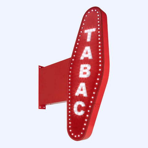 Blinking Tobacco Shop Sign 61x85 cm