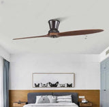 Ventilateur de Plafond en Bois Silencieux avec ou sans Lumière 152 cm - QUIRKO