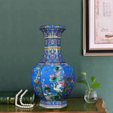 Vase en Céramique Artisanal - Décoration de Style Chinois Traditionnel
