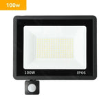 Projecteur LED Extérieur avec Capteur de Mouvement - Étanche IP66, 10W à 100W