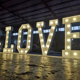Lettres Lumineuses Géantes Vintage en Métal Personnalisées Sur Mesure. Devis gratuit