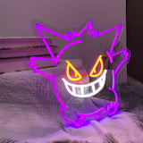 Néon décoratif LED - Gengar, Ectoplasma 32x32 cm