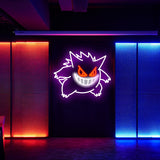 Néon décoratif LED - Gengar, Ectoplasma 32x32 cm