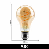 Vintage Edison 4W 2200K Spiral Filament LED Light Bulb