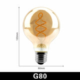 Vintage Edison 4W 2200K Spiral Filament LED Light Bulb