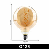 Vintage Edison 4W 2200K Spiral Filament LED Light Bulb