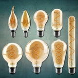 Vintage Edison 4W 2200K Spiral Filament LED Light Bulb